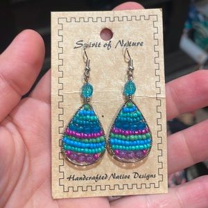 Beautiful new beaded earrings